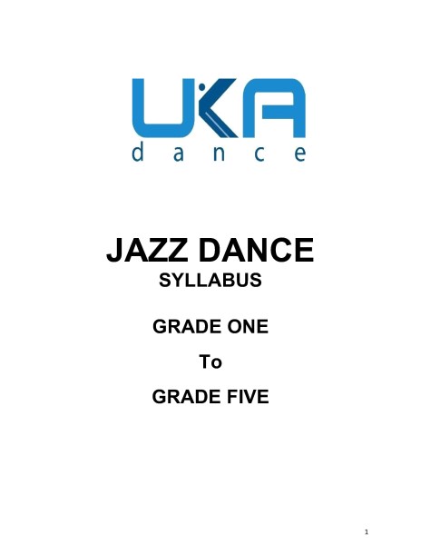 Jazz Grades 1 to 5 Syllabus